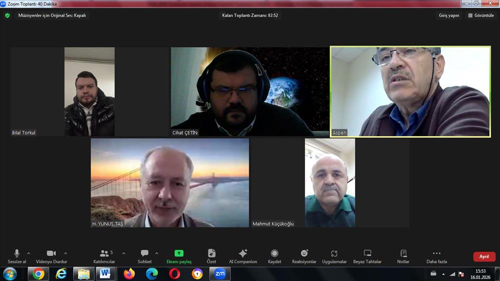 YÜGİM 2026 YÖNETİM KURULU TOPLANTISI video konferans ile gerçekleştirildi.