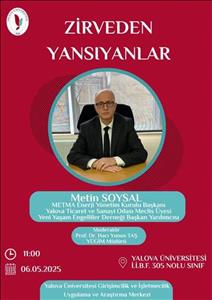 Girişimcilik ve İşletmecilik Uygulama ve Araştırma Merkezinden ZİRVEDEN YANSIYANLAR başlıklı Girişimcilik Konferansı