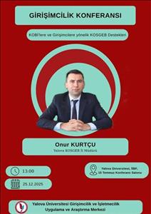 Girişimcilik Konferansı Aralık 2025 (YÜGİM)